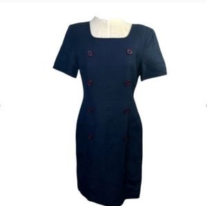 Brooks Brother Dark Blue Dress